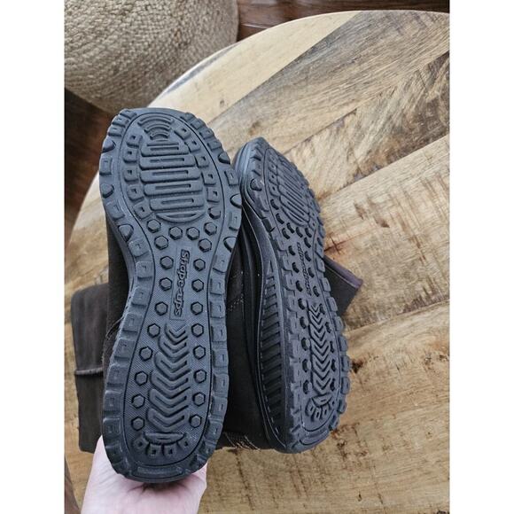 Skechers Shape Up Boot Women Sz 9 Nubuck Suede Leather Fleece Line NWOB Brown - Picture 5 of 13